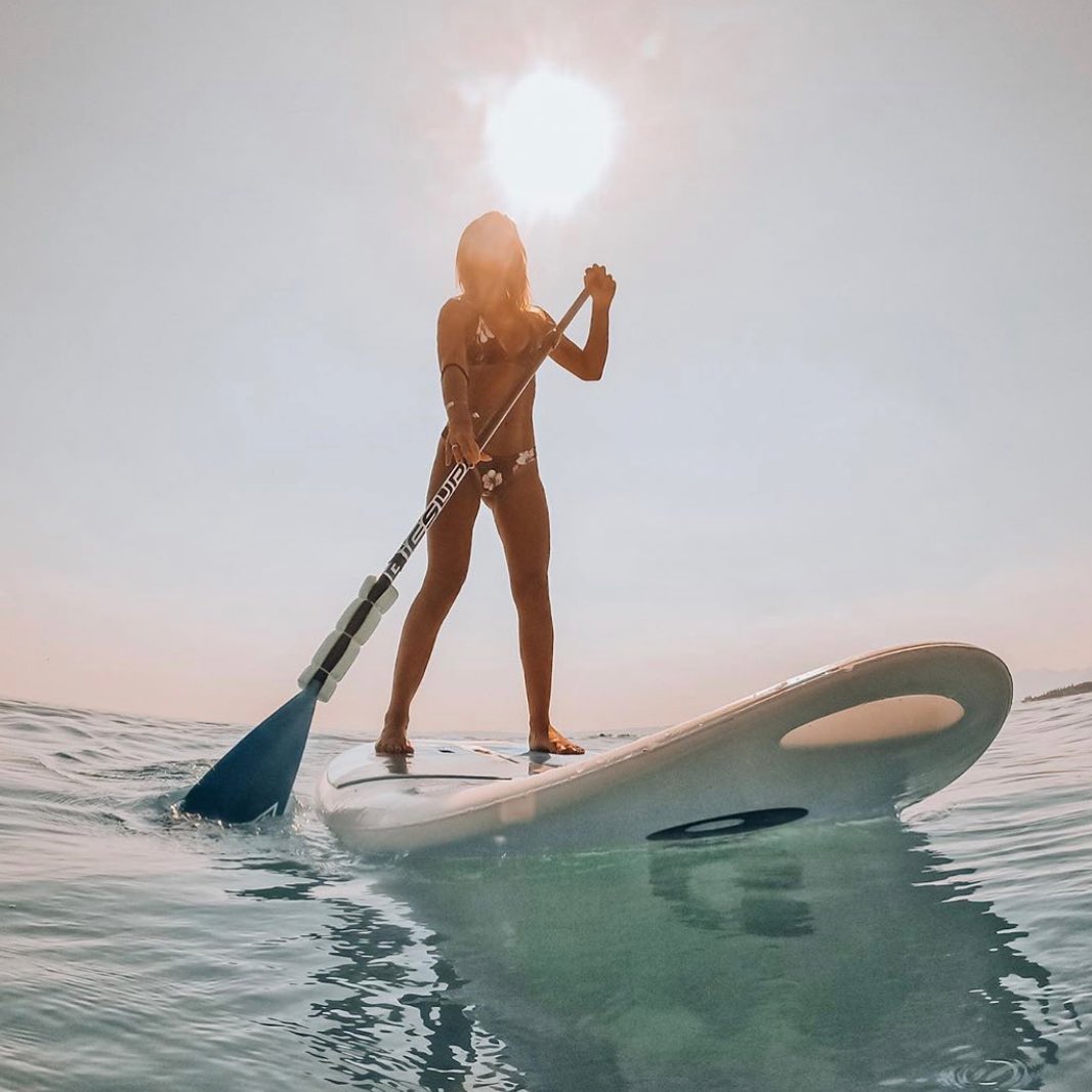SUP Stand Up Paddleboard a Tisza-tón